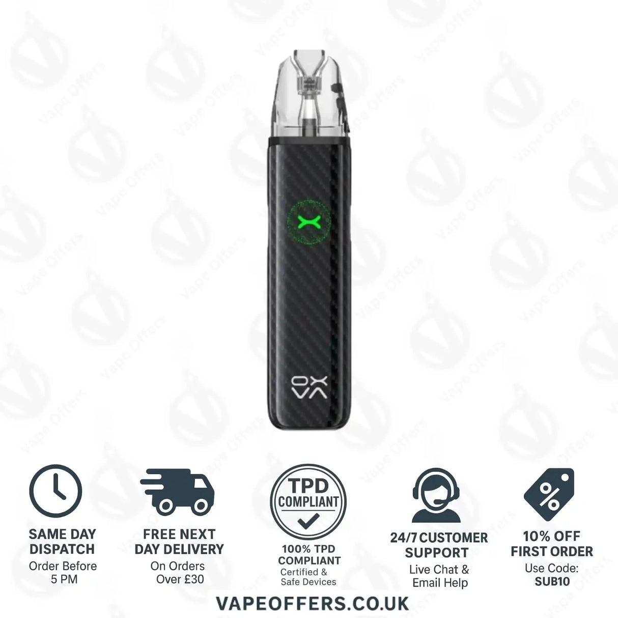 Oxva Xlim Go 2 Pod Kit Carbon Black