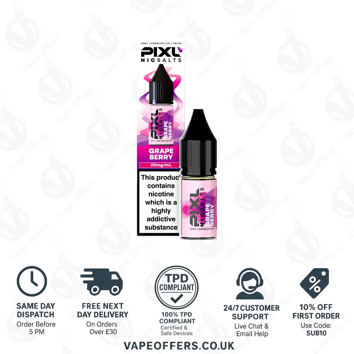 PIXL Grape Berry Nic Salts