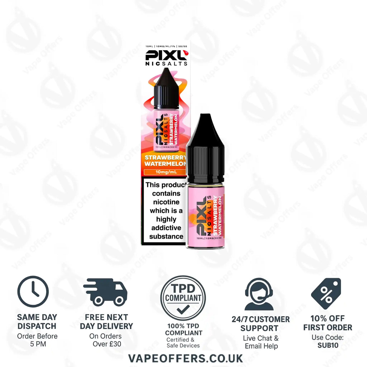 PIXL Strawberry Watermelon Nic Salts