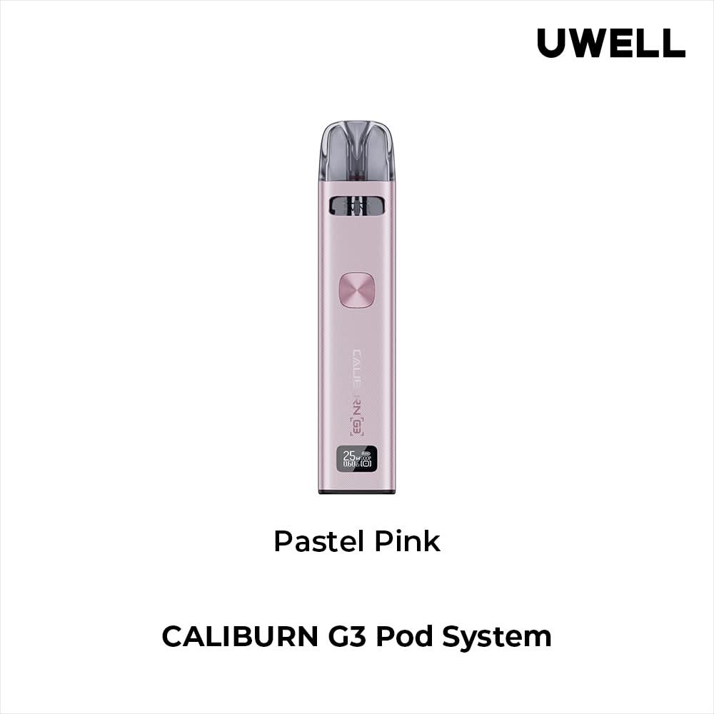 Uwell Caliburn G3 Pod Vape Kit Pastel Pink