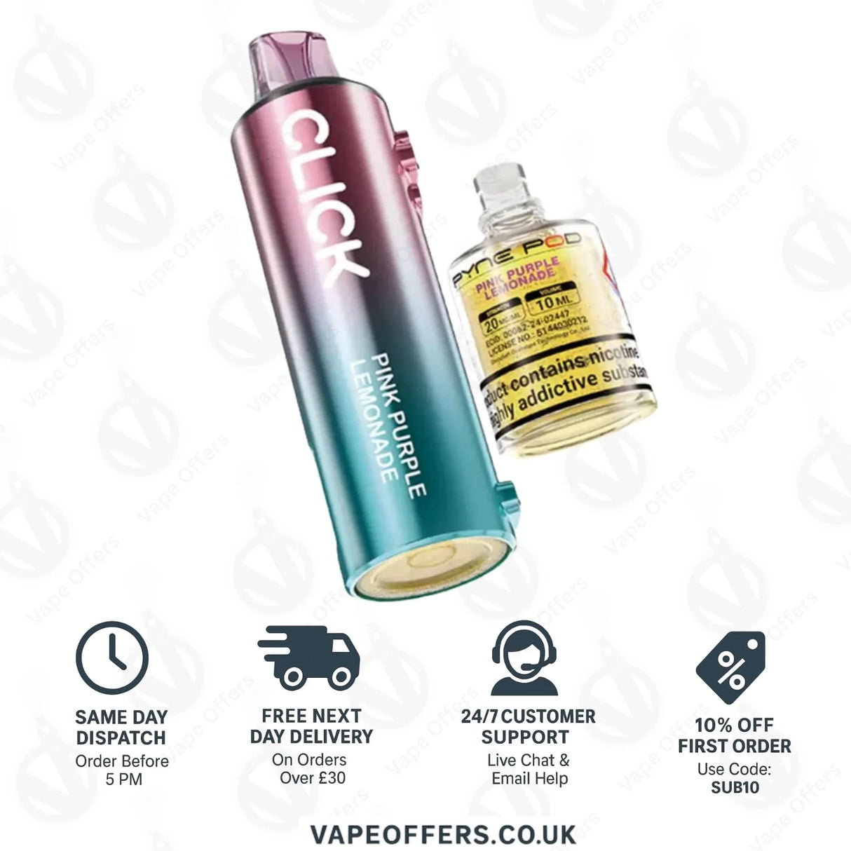 Pink Purple Lemonade – Pyne Pod Click Pods