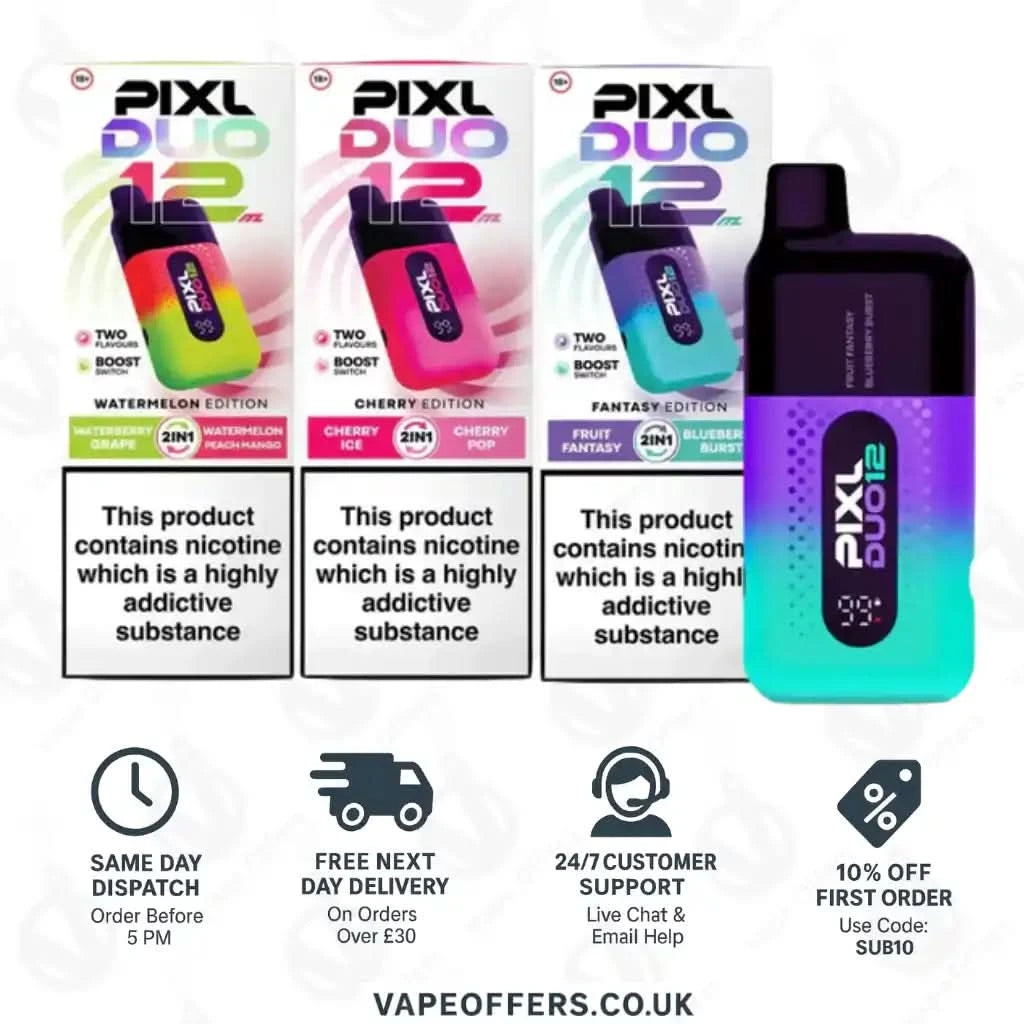 Pixl Duo 12 6000 Puffs Vape Kit