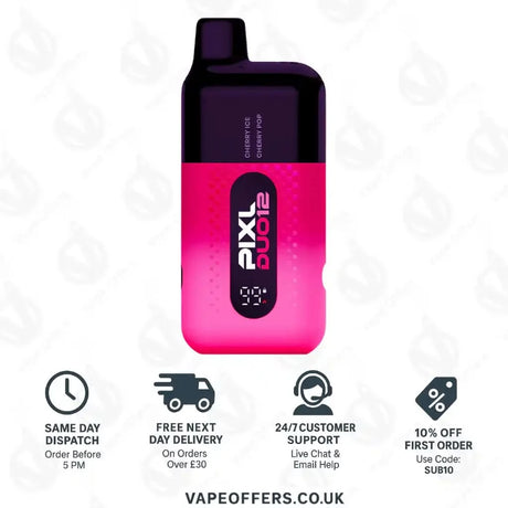 Cherry Edition - Pixl Duo 12 6000 Puffs Vape Kit