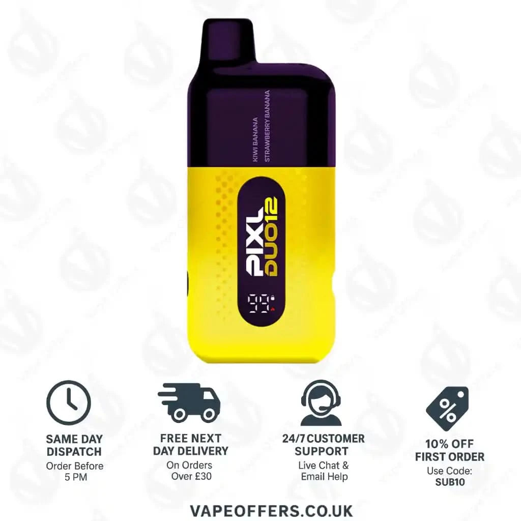 Yellow Edition - Pixl Duo 12 6000 Puffs Vape Kit