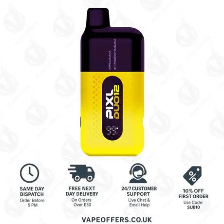 Yellow Edition - Pixl Duo 12 6000 Puffs Vape Kit