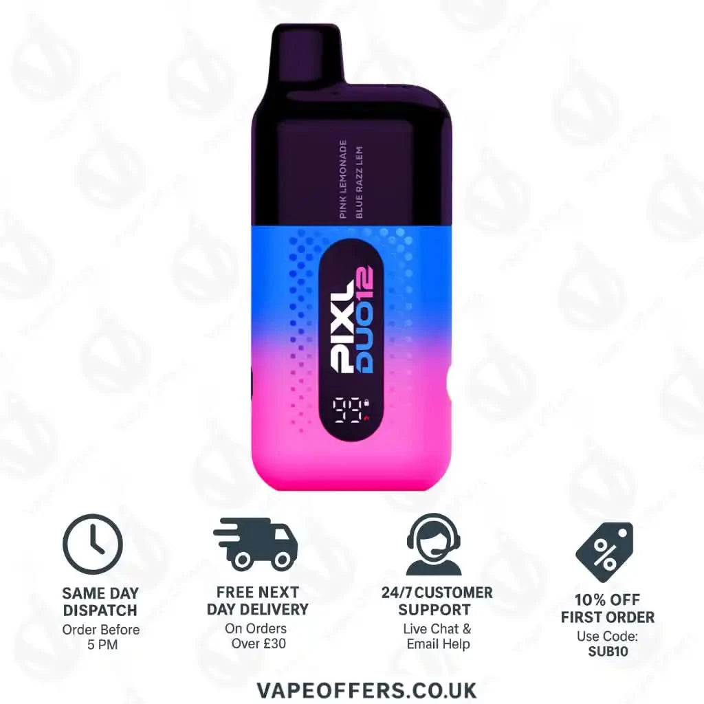 Lemonade Edition - Pixl Duo 12 6000 Puffs Vape Kit