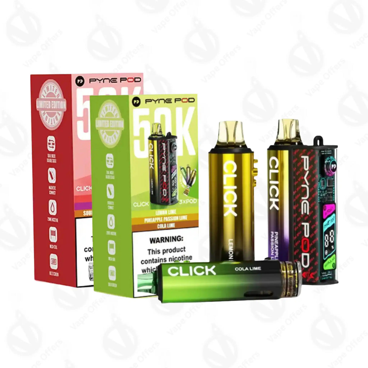 Pyne Pod Click 50K Puffs Prefilled Pod Kit