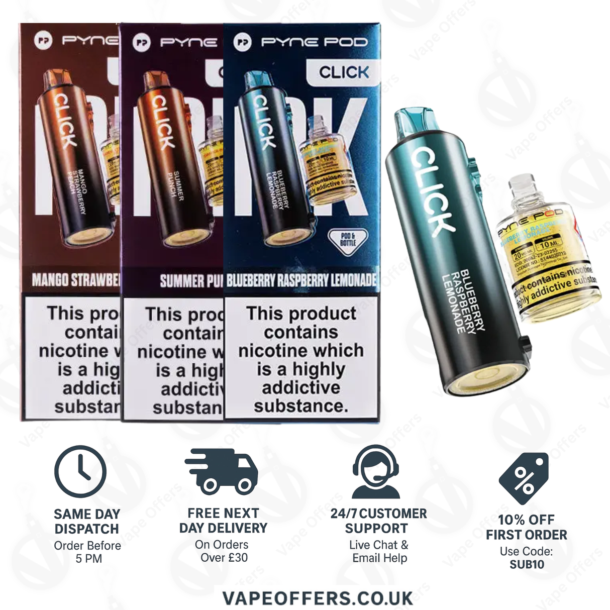 Pyne Pod Click Pods & Refills Container