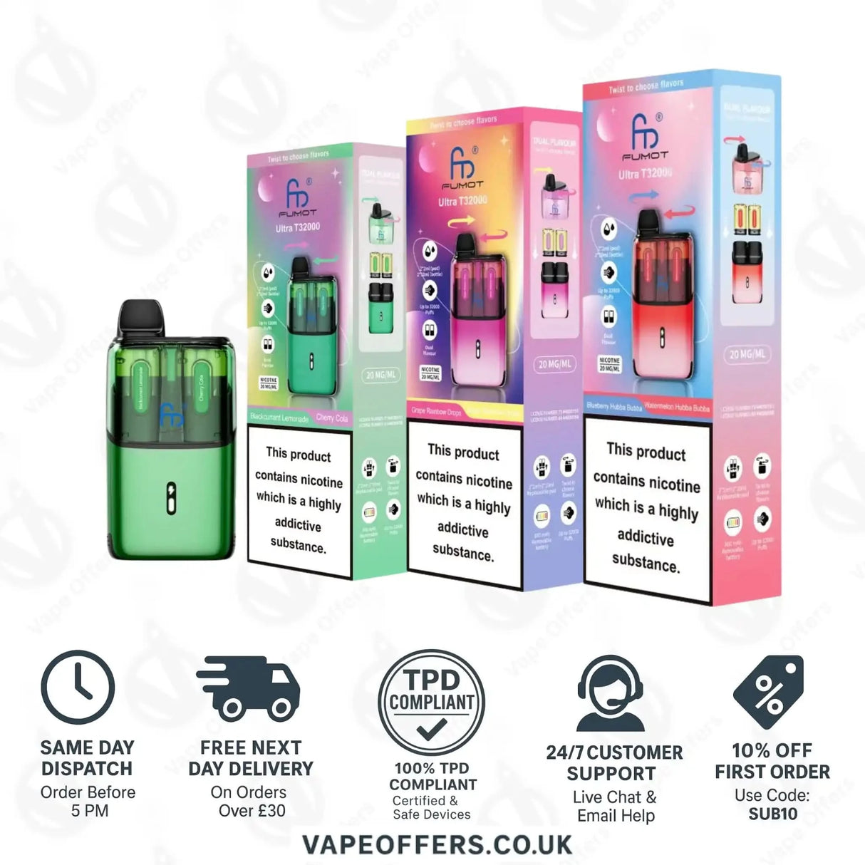 RandM Fumot Ultra T32K Puffs Prefilled Pod Kit