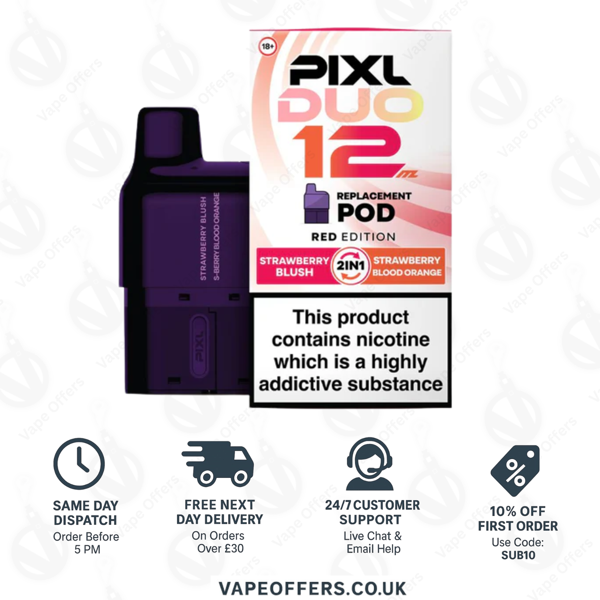 PIXL Duo Prefilled Pods - Red Edition