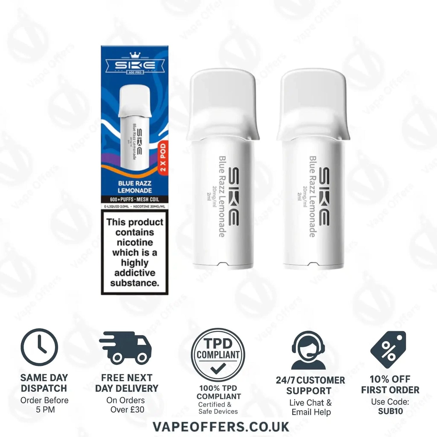 SKE 600 Pro Prefilled Pods