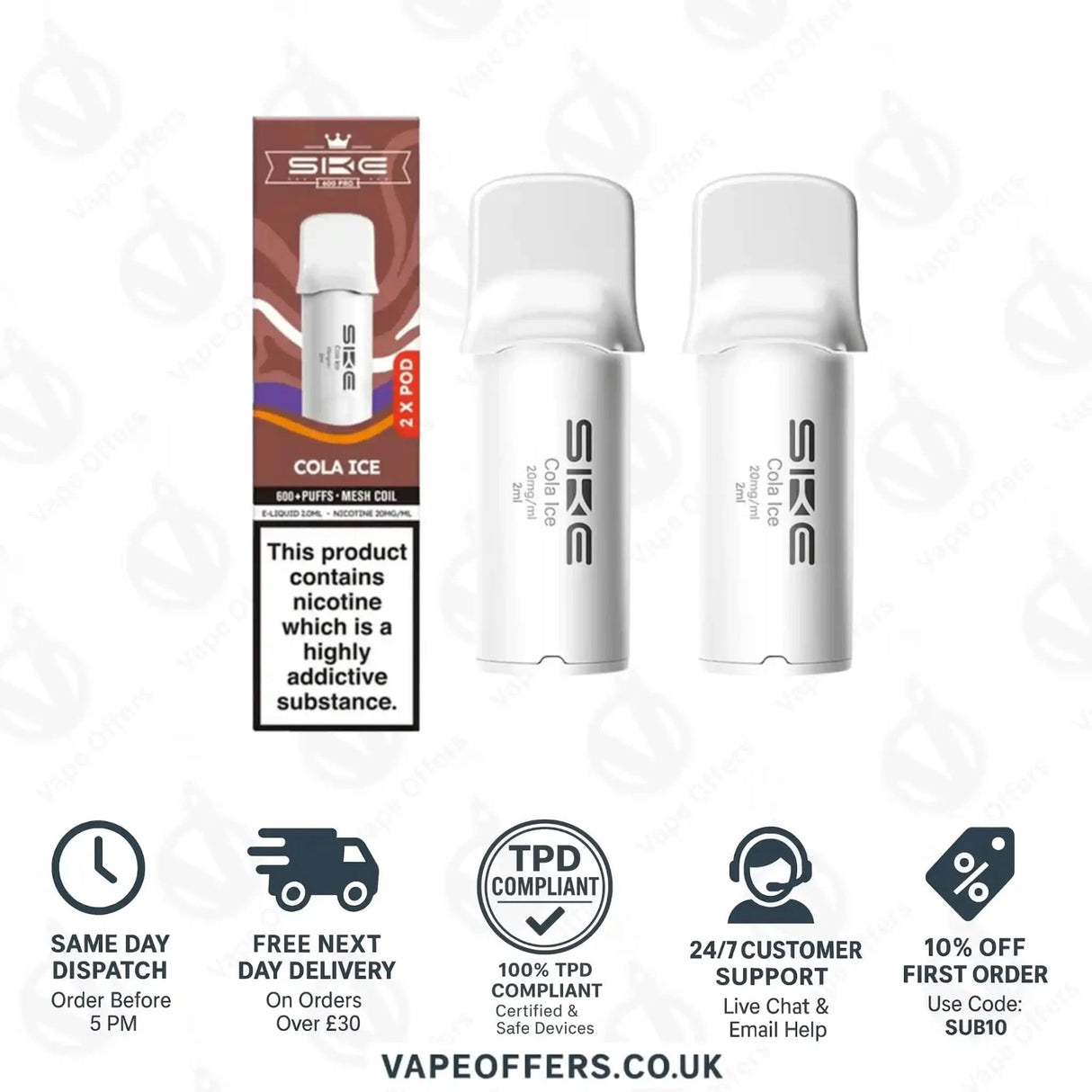 SKE 600 Pro Prefilled Pods