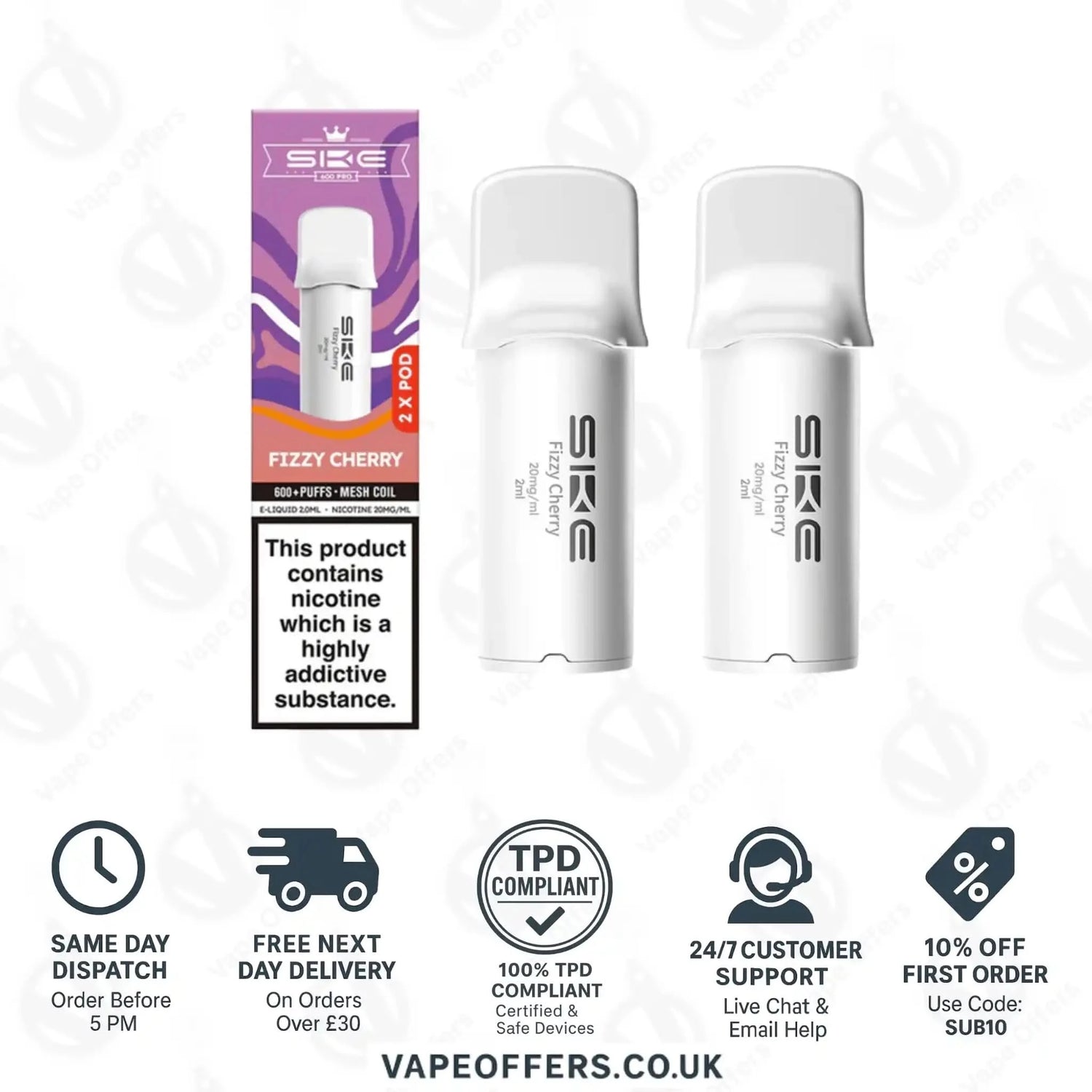 SKE 600 Pro Prefilled Pods