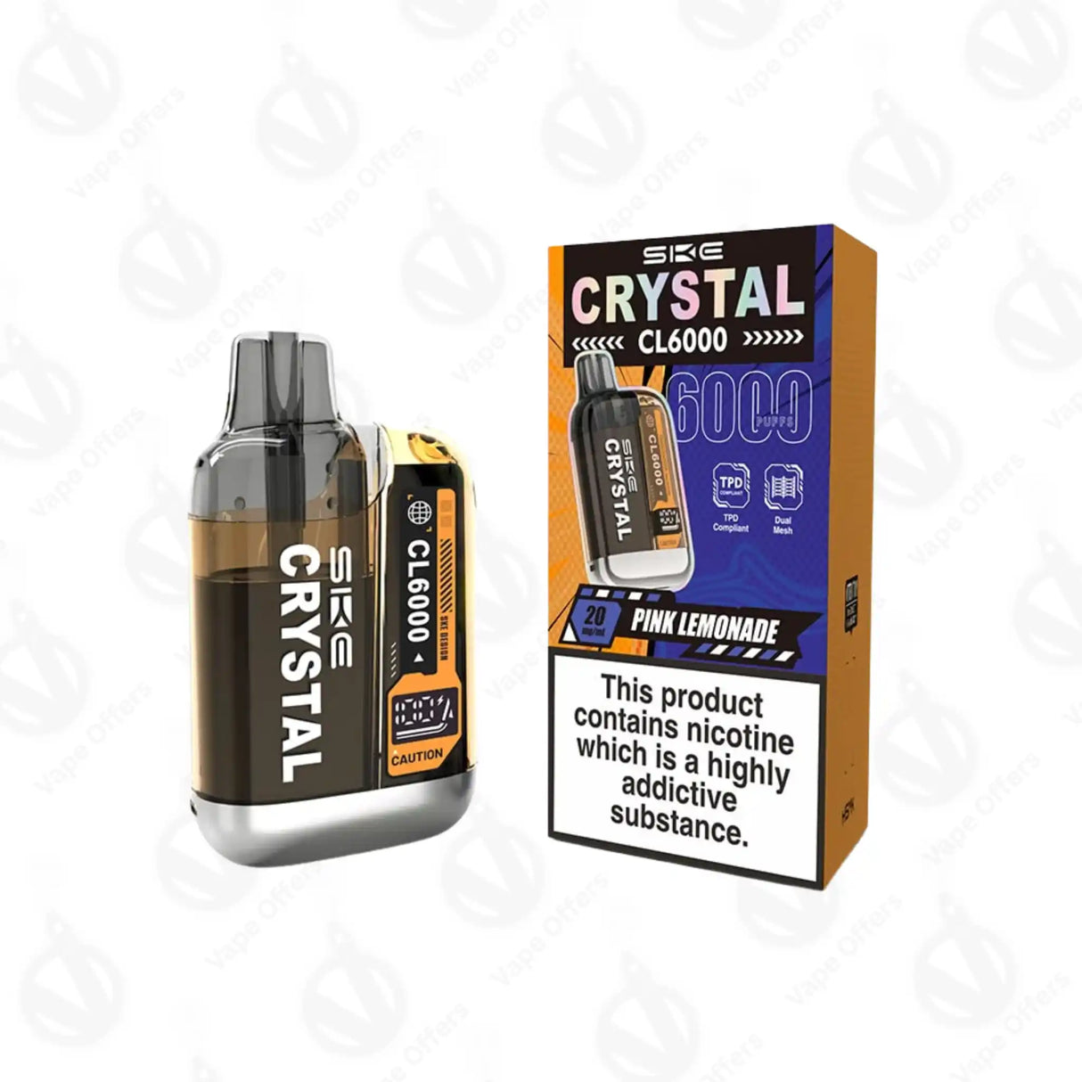 SKE Crystal CL6000 Pink Lemonade Prefilled Pod Kit