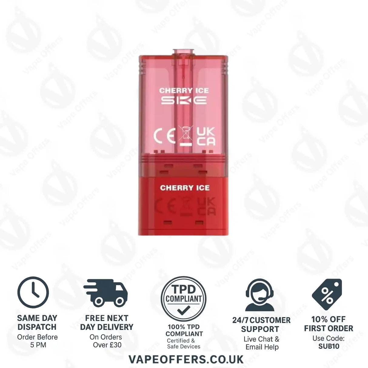 SKE Pro Max 30K Cherry Ice Refill Pods