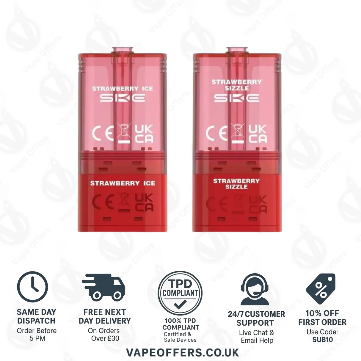 SKE Pro Max 30K Strawberry Edition Refill Pods