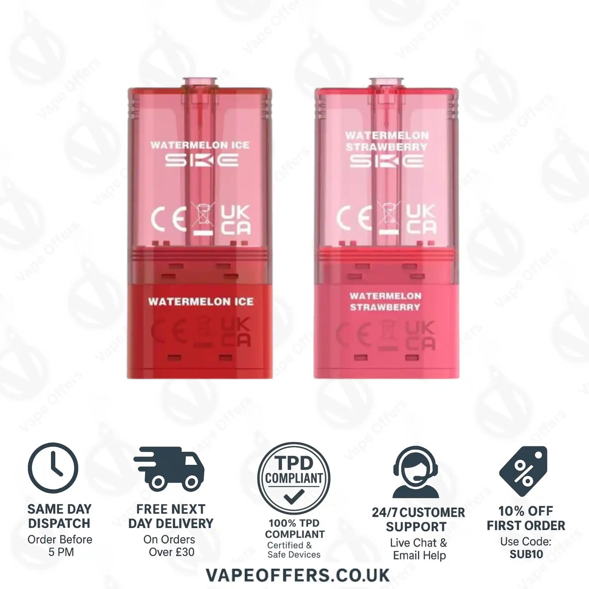 SKE Pro Max 30K Watermelon Edition Refill Pods