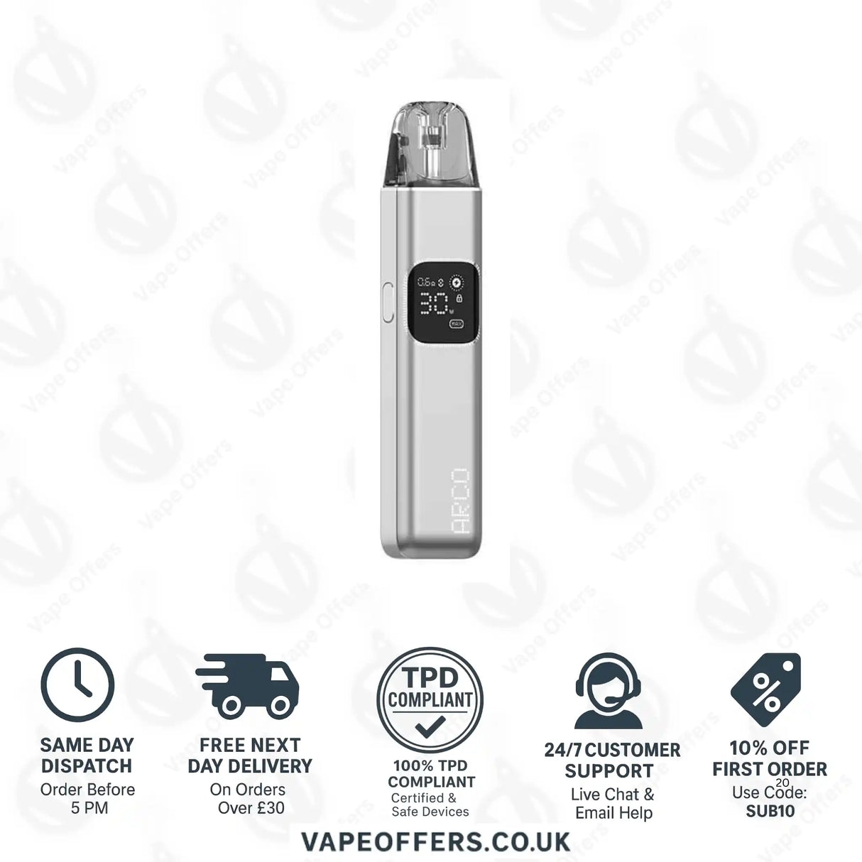 SMOK Arco Digi Pod Kit Silver