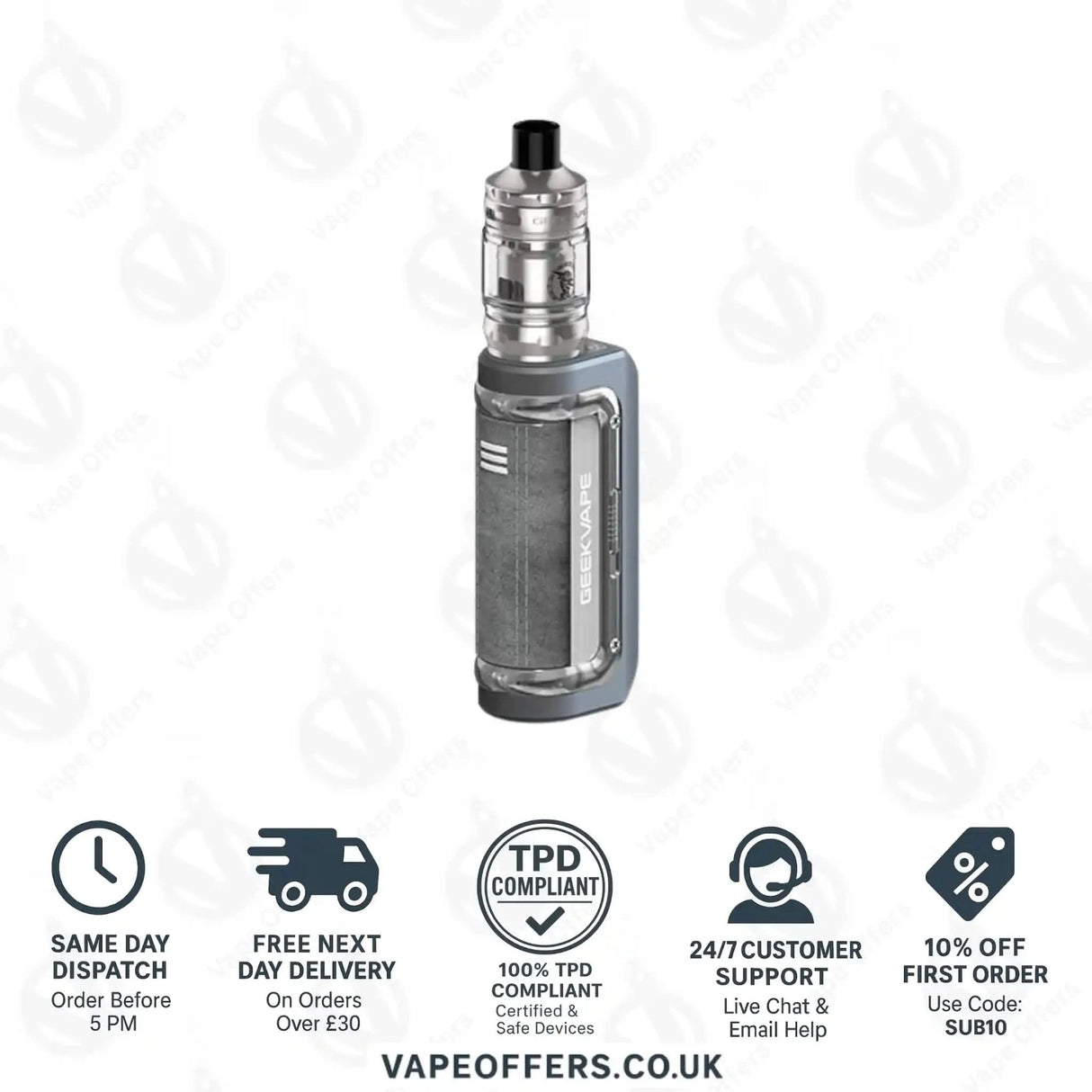 Silver Geekvape Aegis Mini 2 Vape Kit