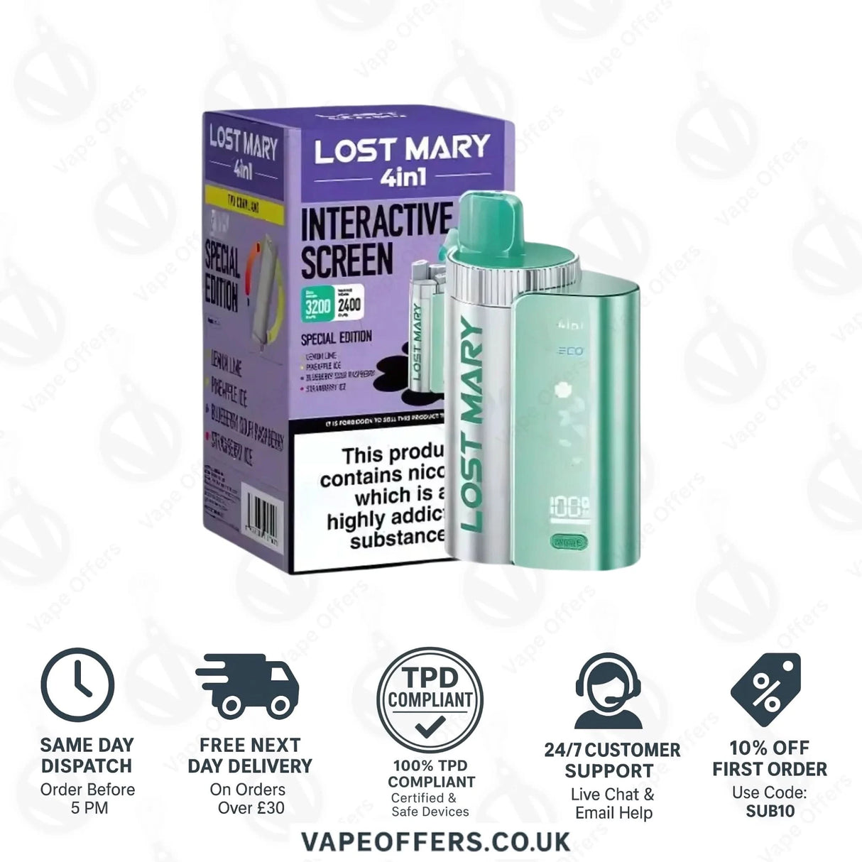 Special Edition Lost Mary 4 in 1 Prefilled Pod Kit