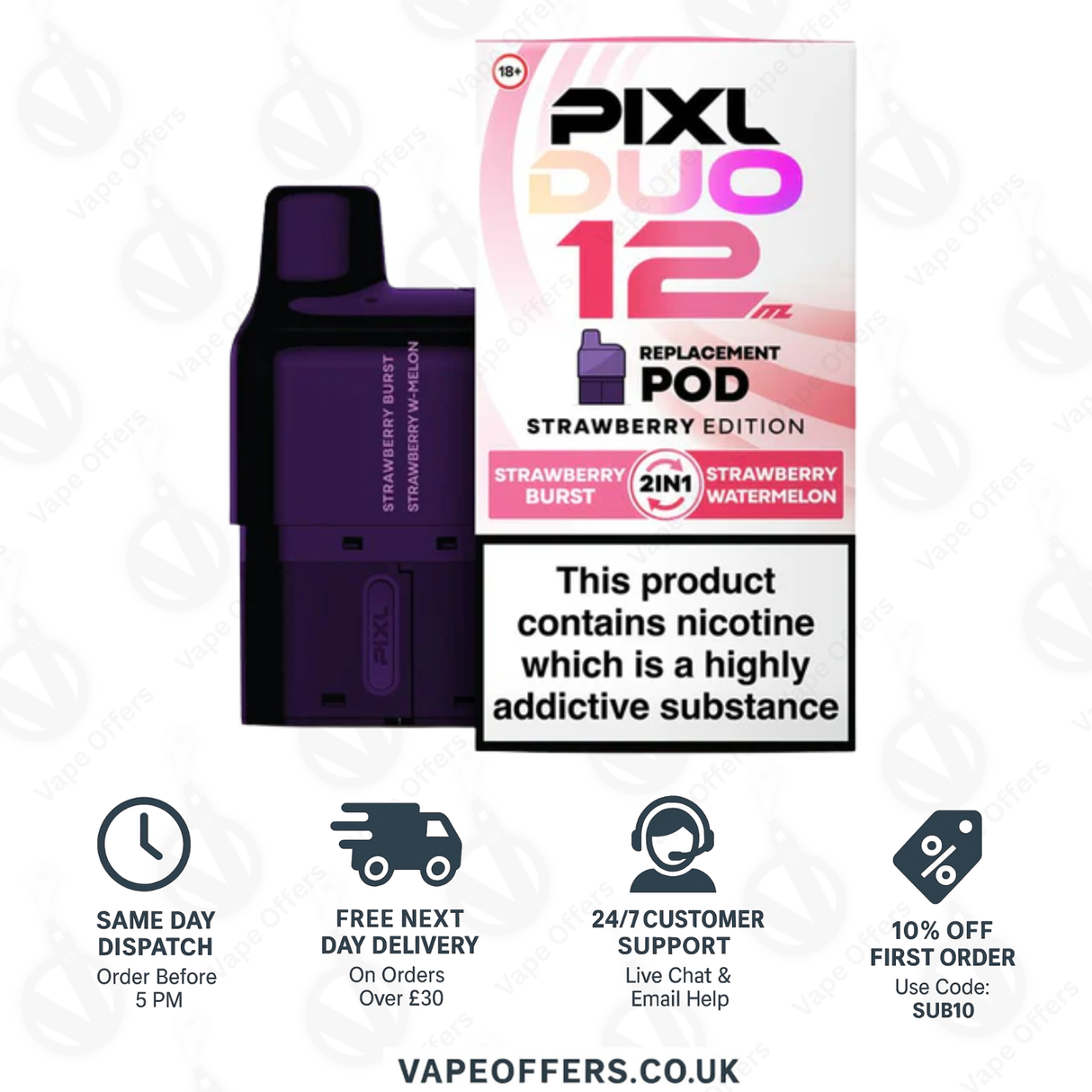 PIXL Duo Prefilled Pods - Strawberry Edition