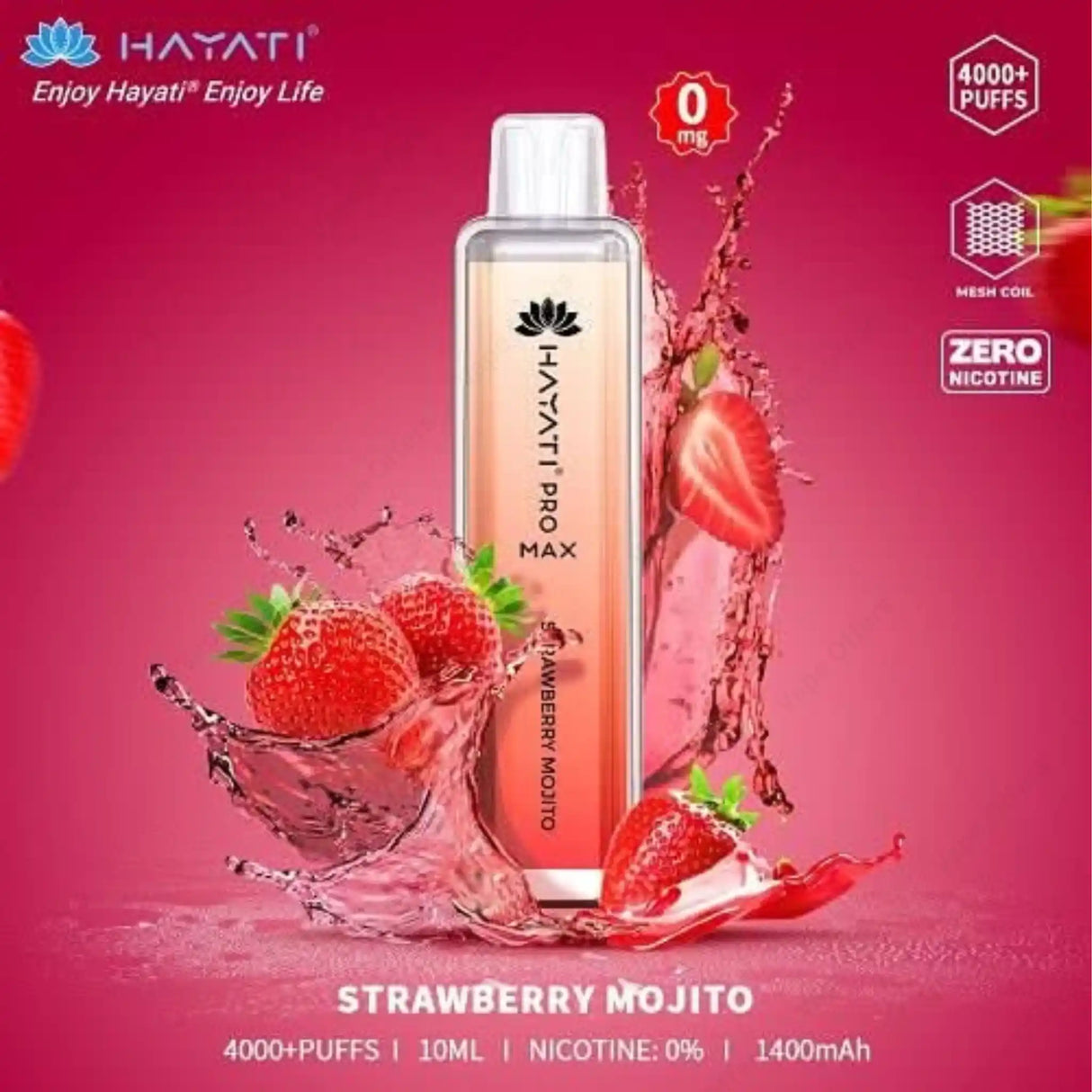 Strawberry Mojito Hayati Pro Max (0mg)