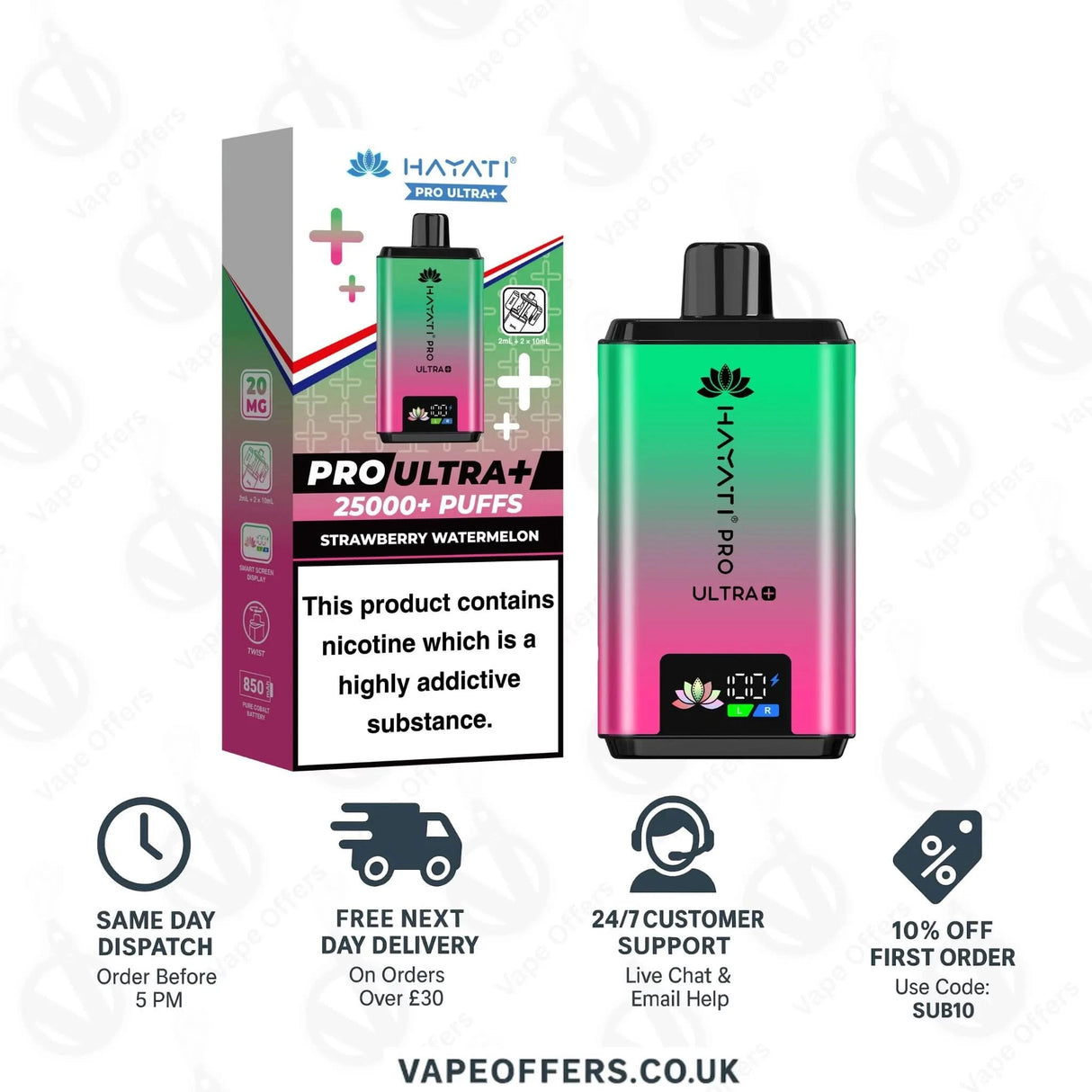 Strawberry Watermelon_Hayati Pro Ultra+ 25000