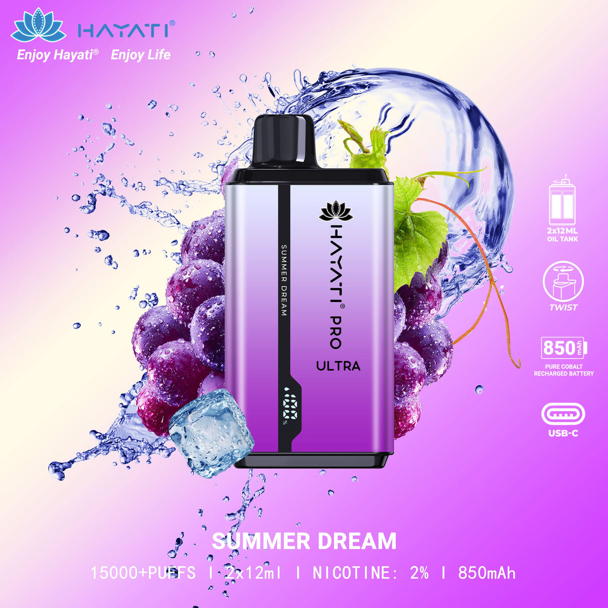 Summer Dream - Hayati Pro Ultra 15000 Puffs Vape