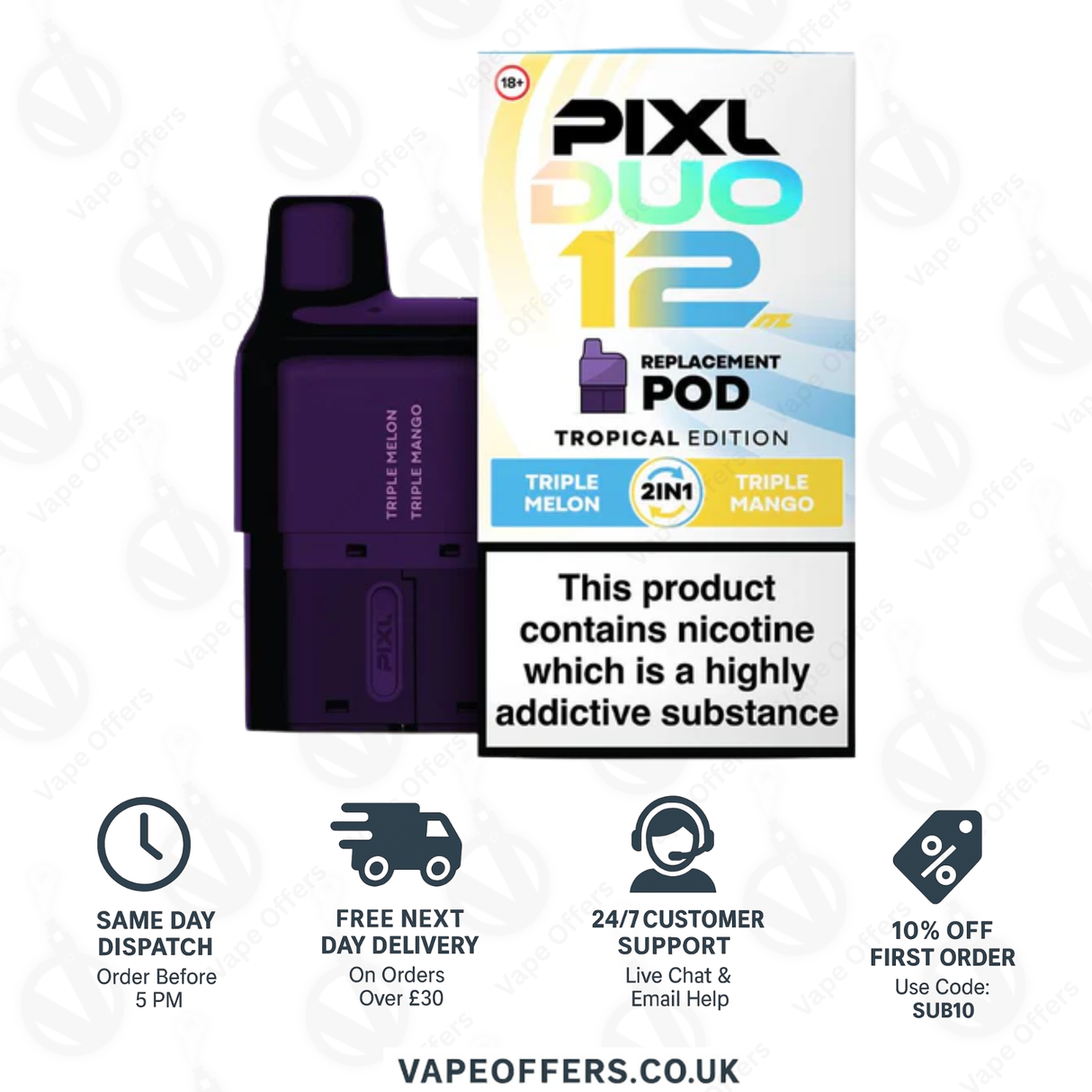 PIXL Duo Prefilled Pods - Tropical Edition