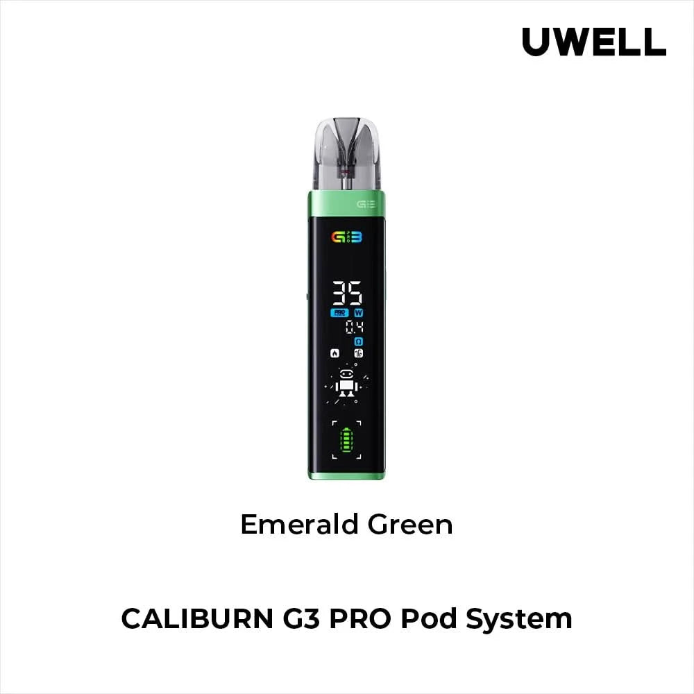 Uwell Caliburn G3 Pro Pod Kit - Emerald Green
