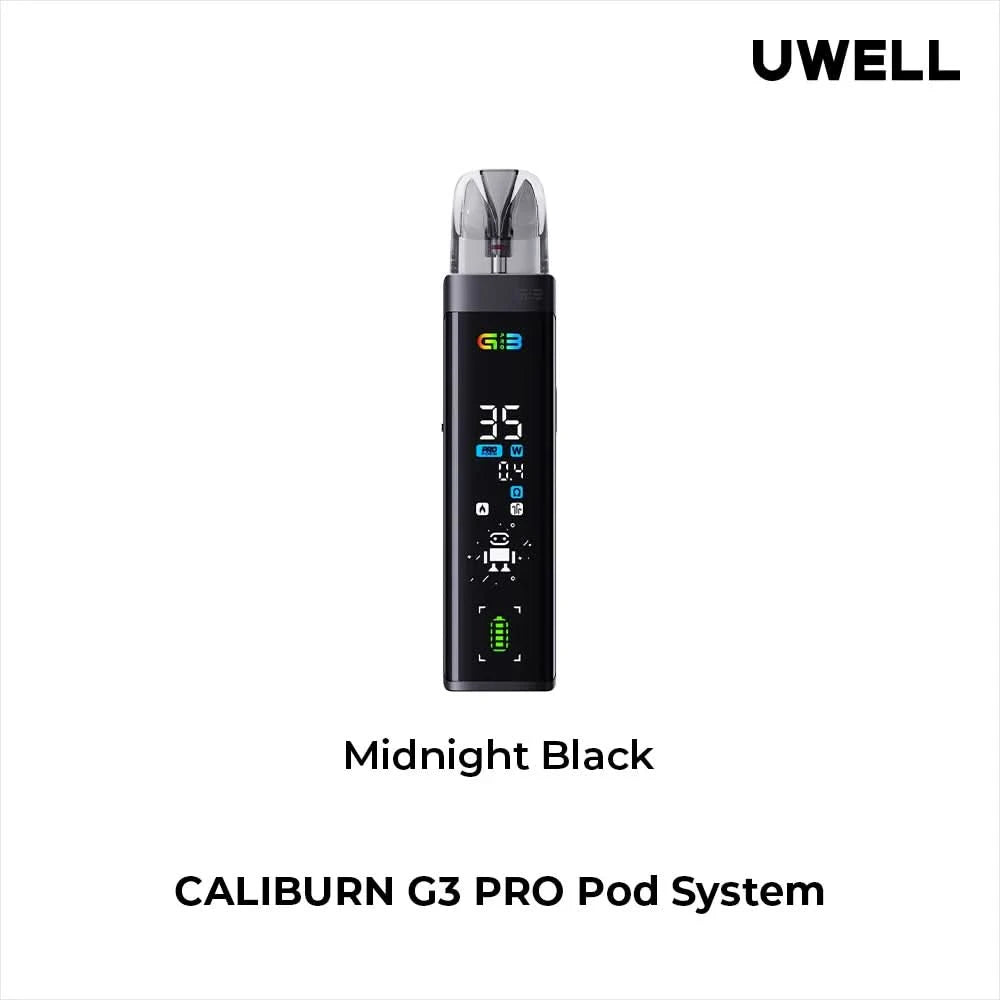 Uwell Caliburn G3 Pro Pod Kit - Midnight Black