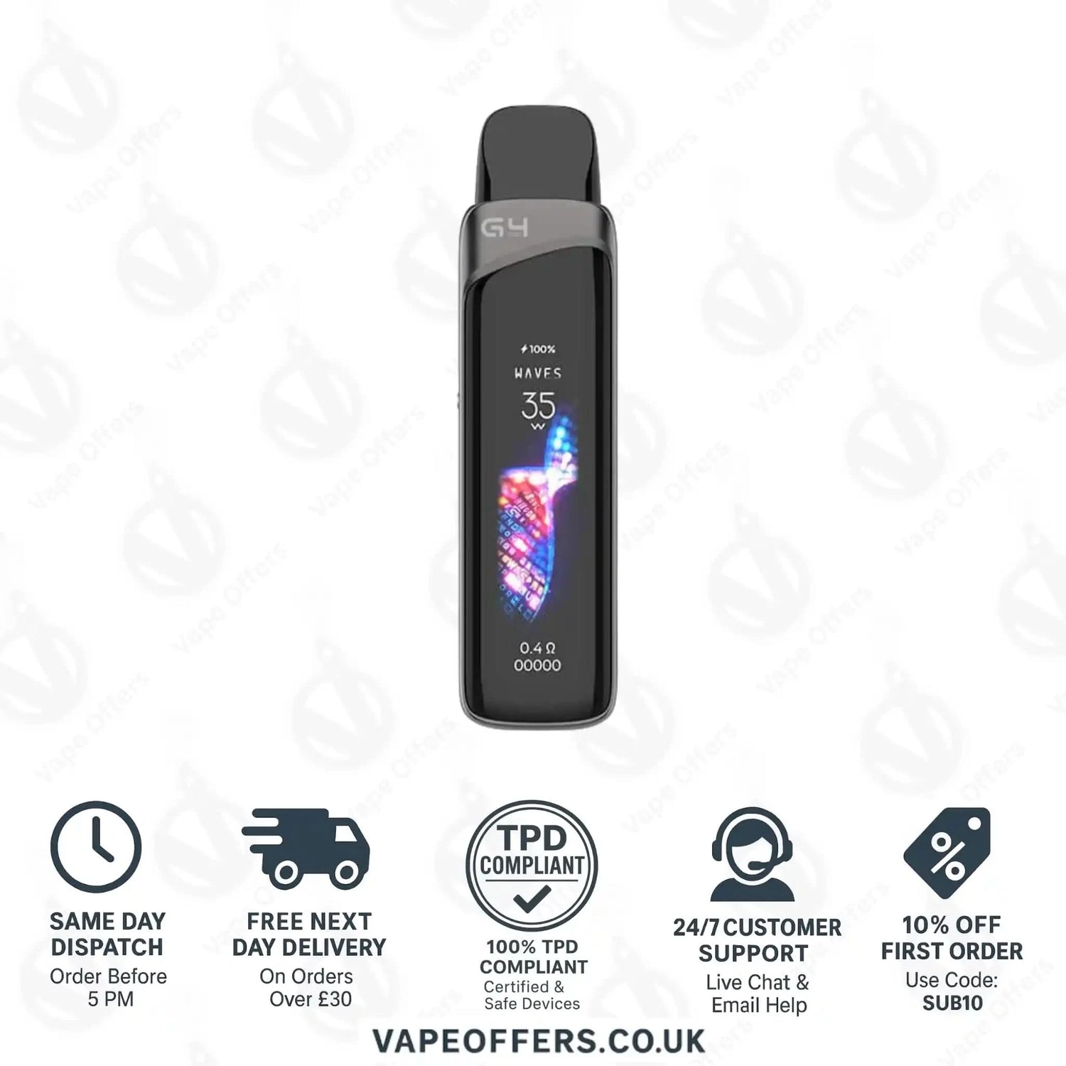 Uwell Caliburn G4 Pro Pod Kit Iron Grey