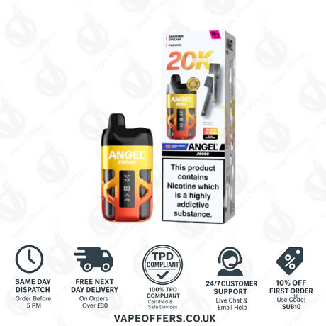 Vapes Bars Angel 20K Prefilled Pod Kit Island Edition