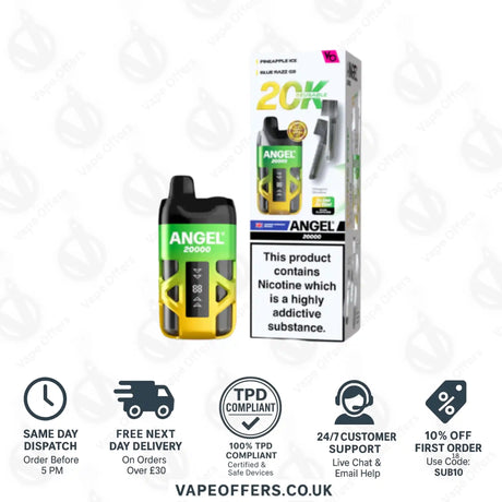 Vapes Bars Angel 20K Prefilled Pod Kit Tropic Pop Edition
