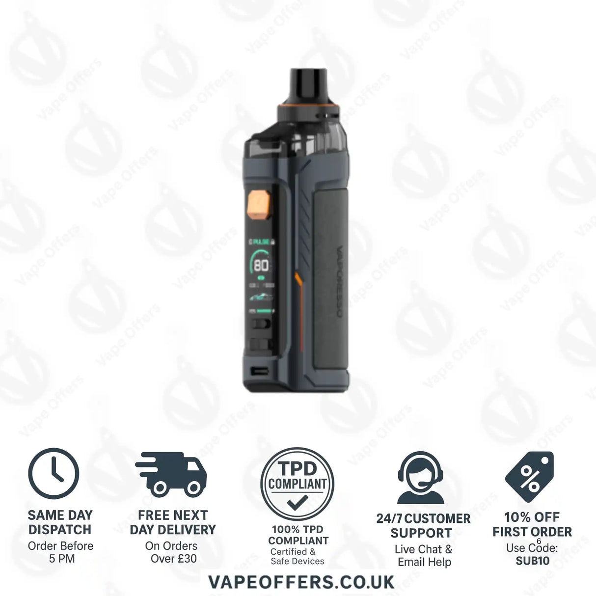Vaporesso Armour G Pod Kit Grey Knight