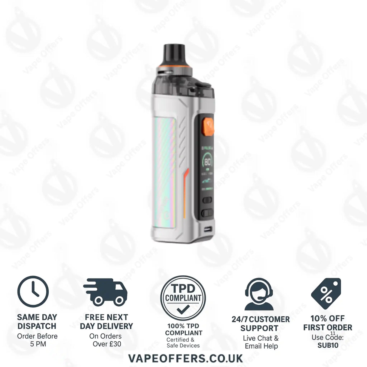 Vaporesso Armour G Pod Kit Silver