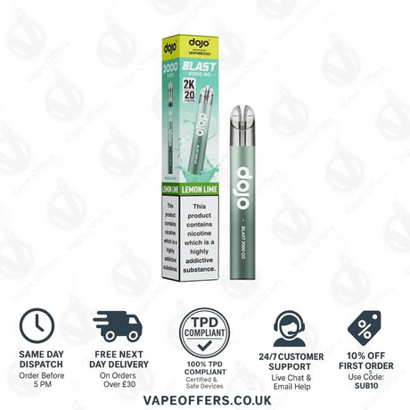 Vaporesso Dojo Blast 2K Go Prefilled Pod Kit Lemon lime