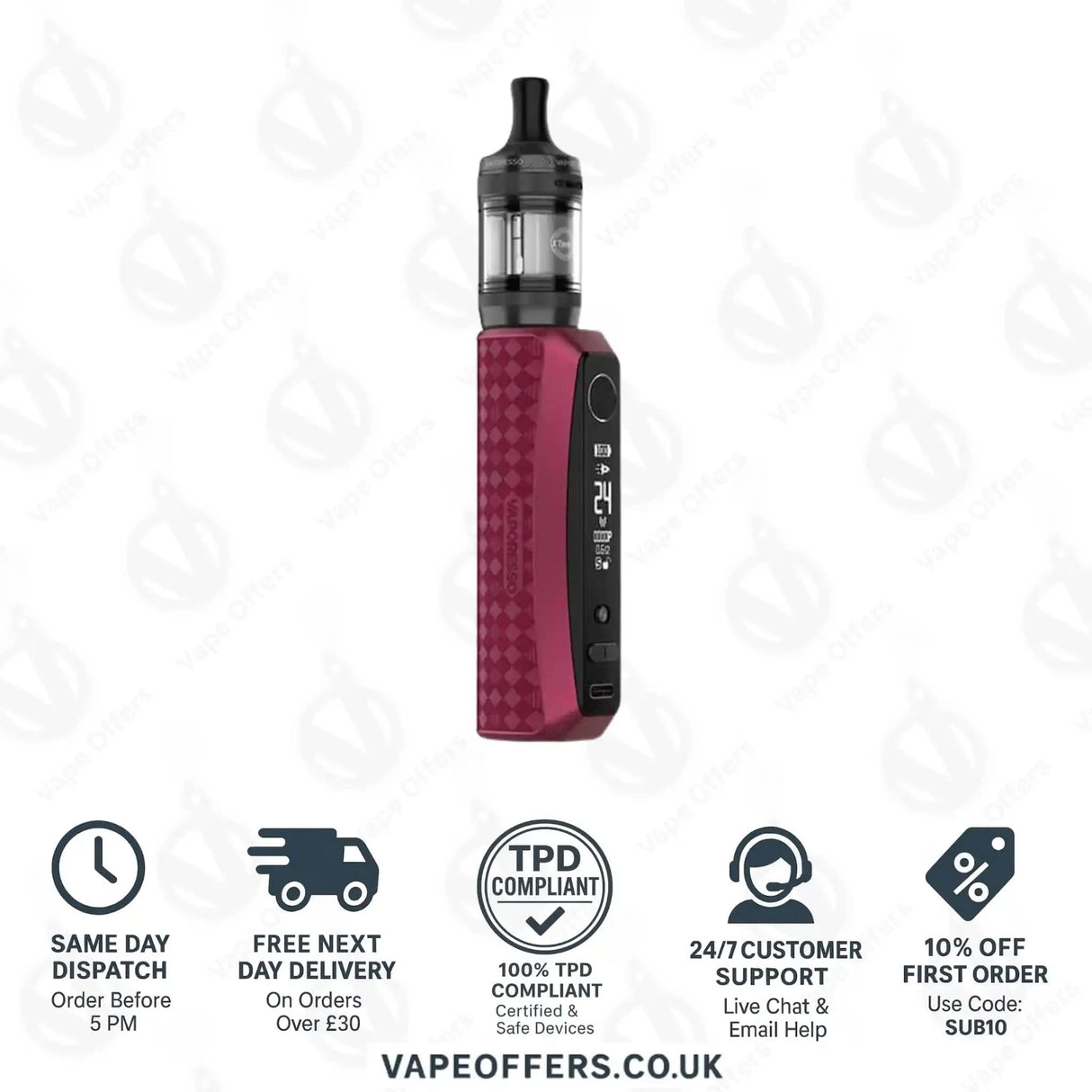 Vaporesso GTX One Pro Kit Red