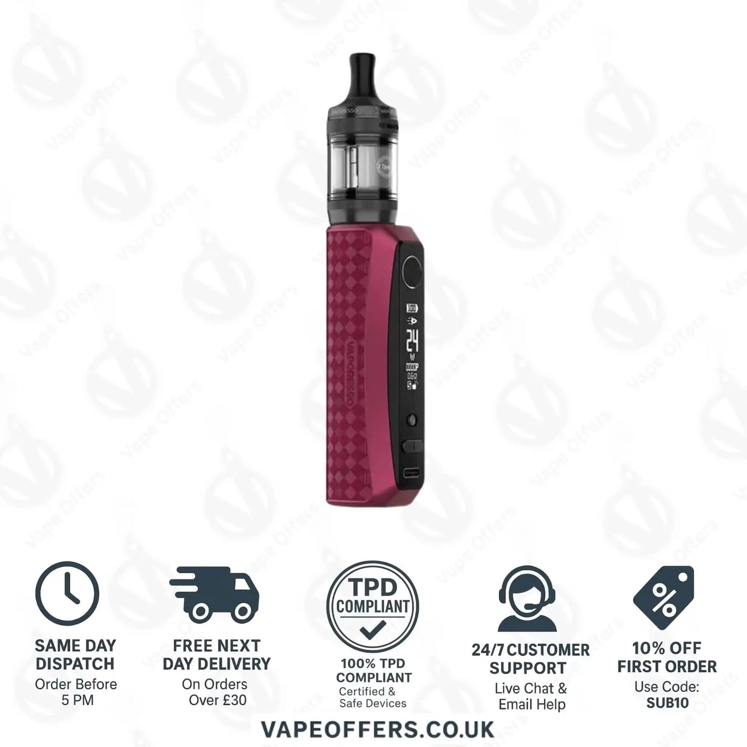 Vaporesso GTX One Pro Kit Red