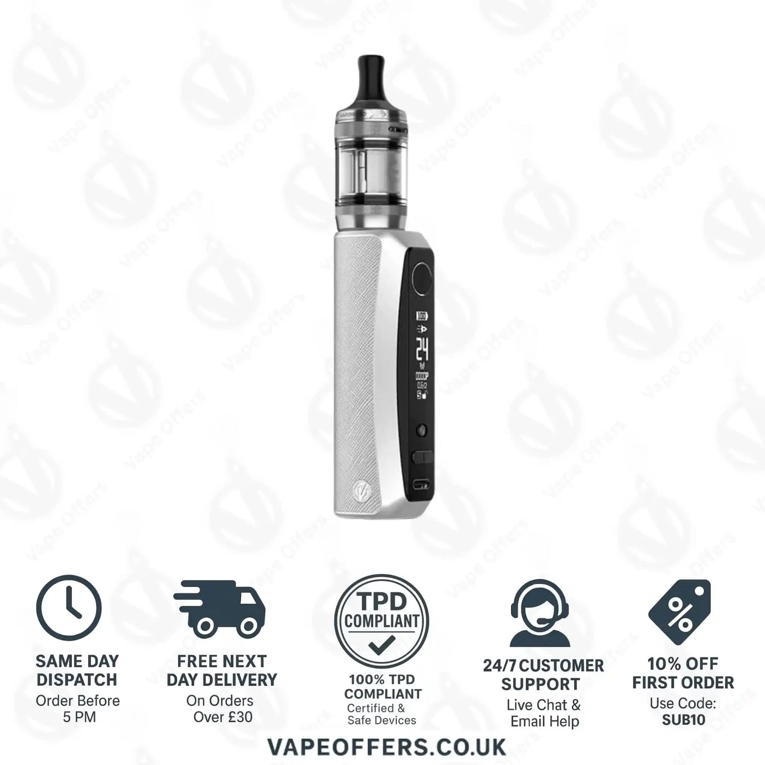 Vaporesso GTX One Pro Kit Silver