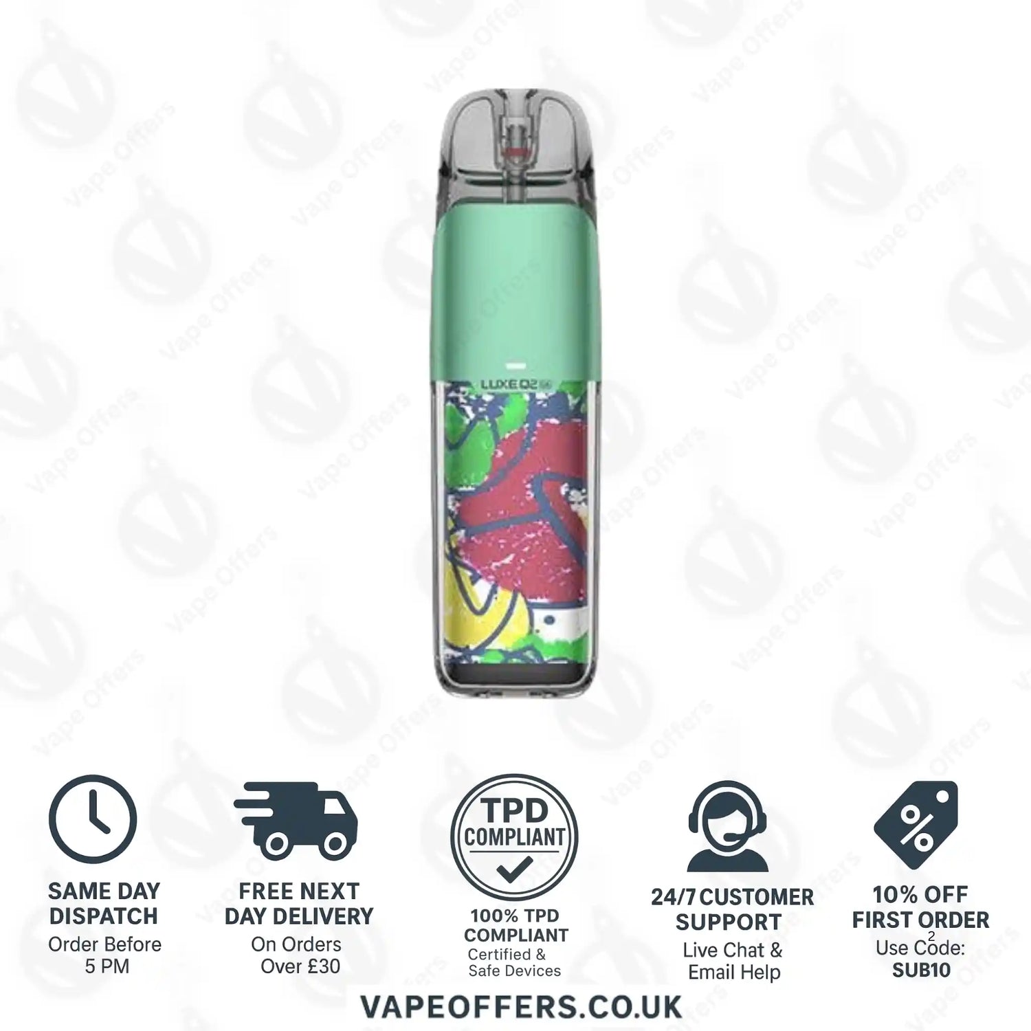 Vaporesso Luxe Q2 SE Pod Vape Kit Abstract Green