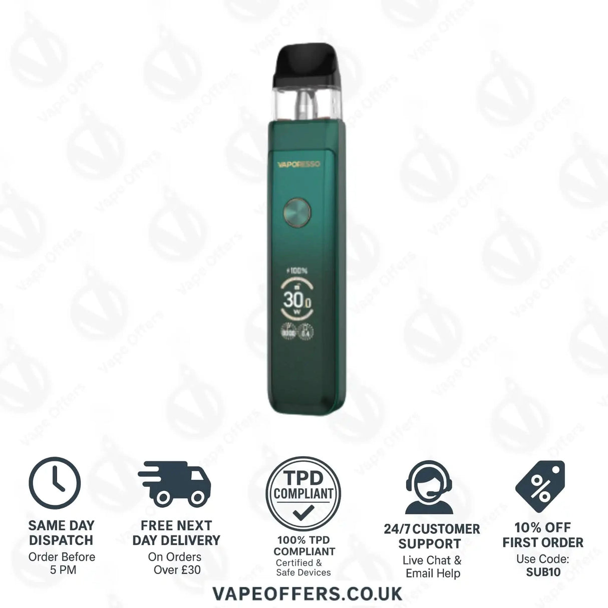 Vaporesso XROS Pro 2 Pod Vape Kit Gem Green