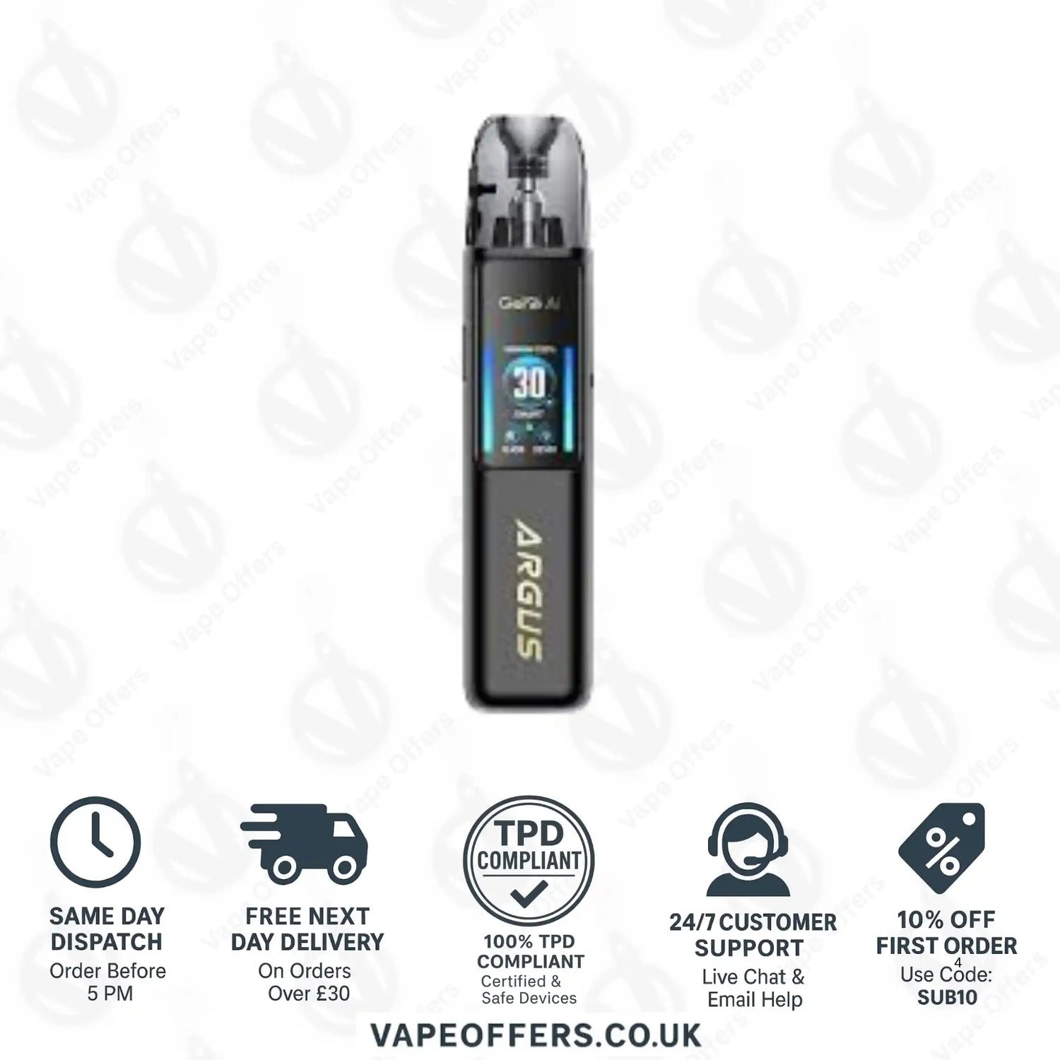 VooPoo Argus G2 Pod Kit Carbon Fiber