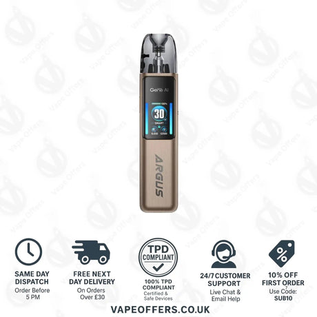 VooPoo Argus G2 Pod Kit Luxury Walnut