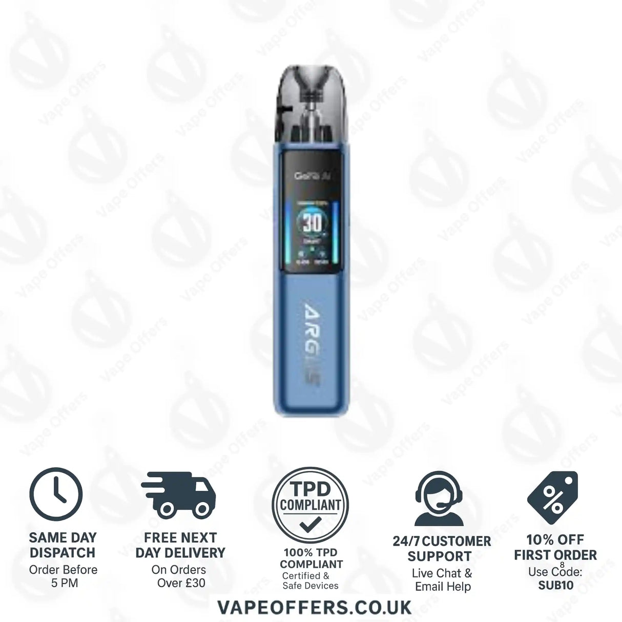 VooPoo Argus G2 Pod Kit Navy Blue