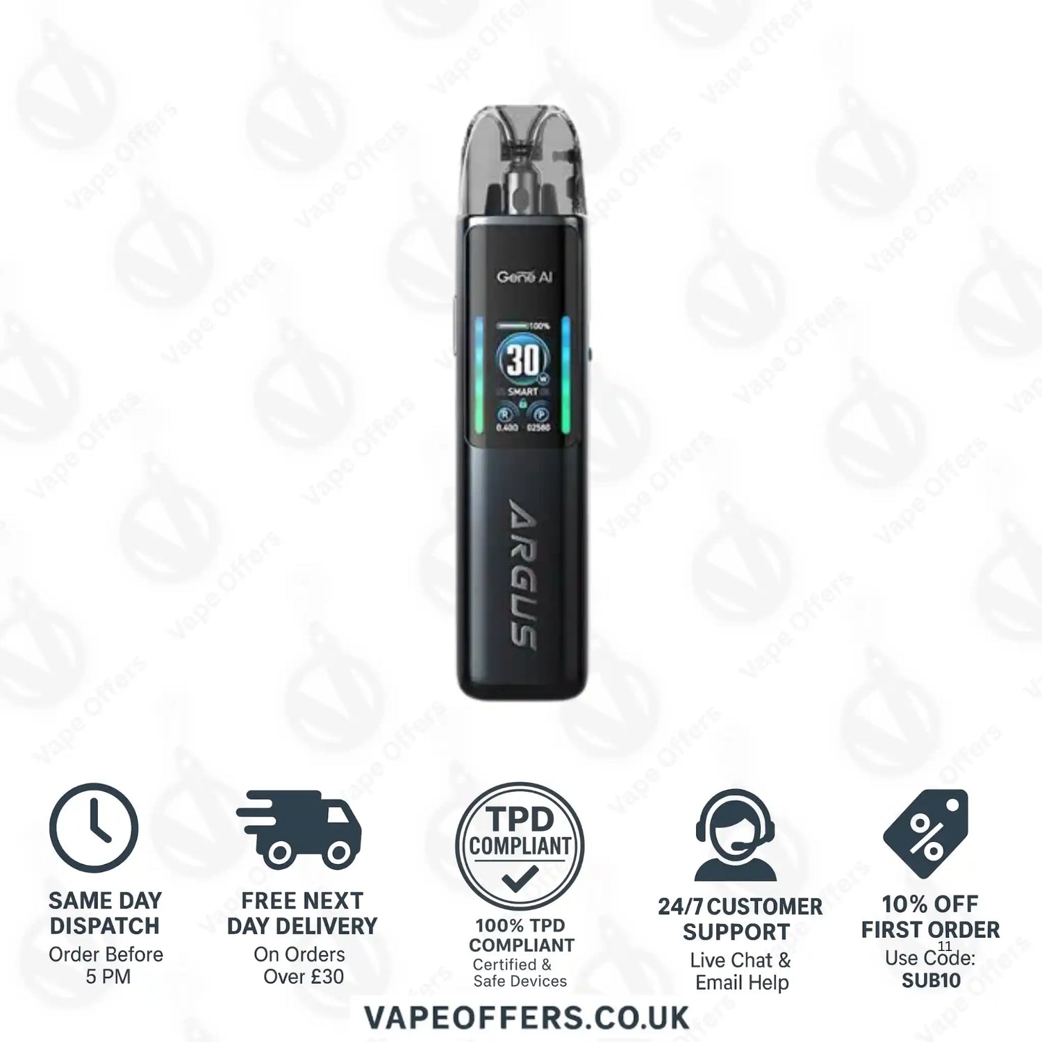 VooPoo Argus G2 Pod Kit Space Grey