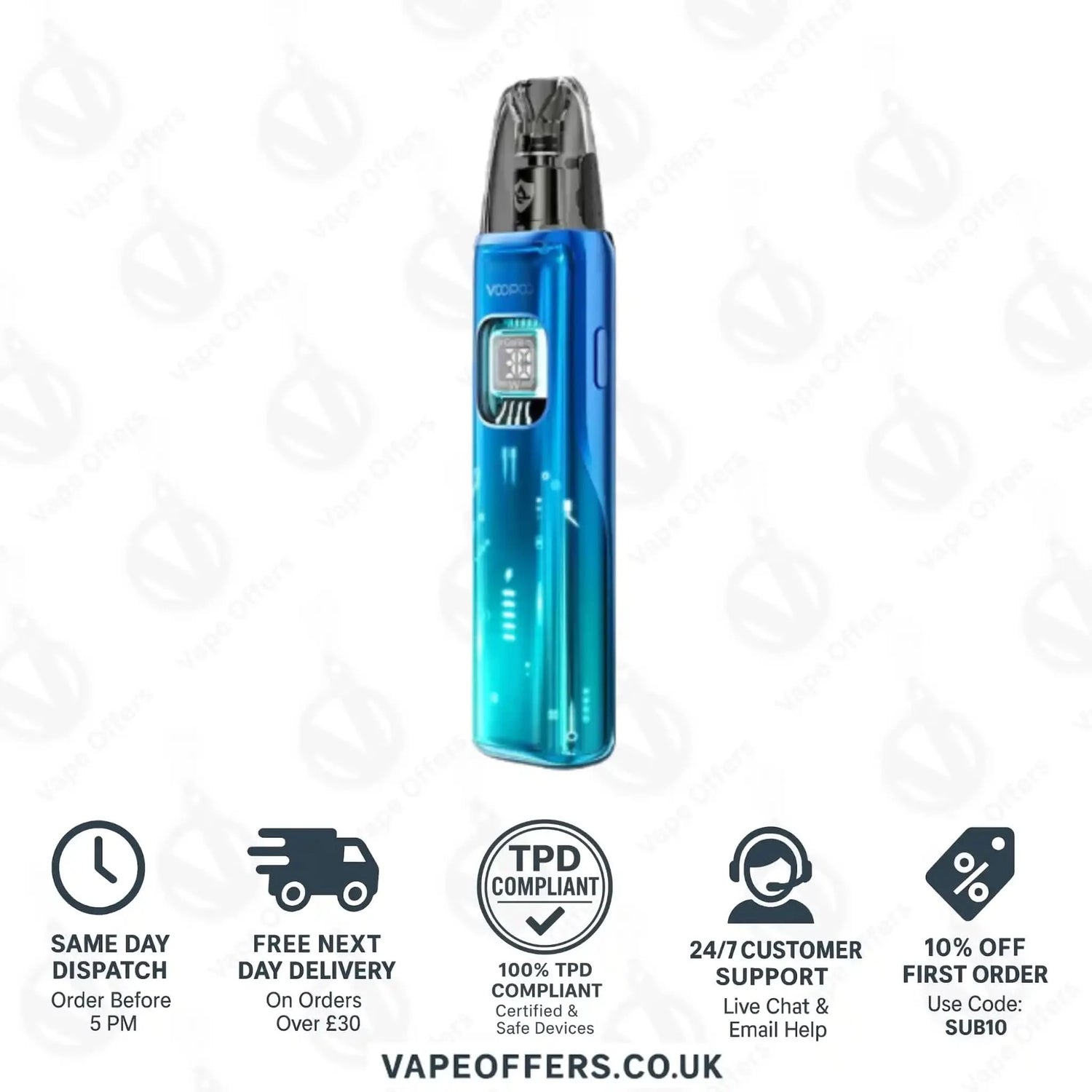 VooPoo Argus Matrix Pod Kit Navy Blue