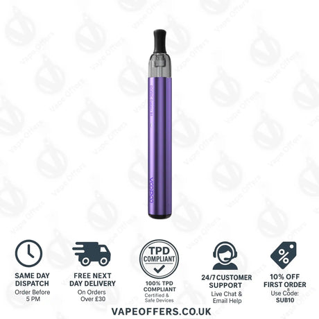 VooPoo Doric Galaxy S1 Pod Vape Kit Lucky Purple