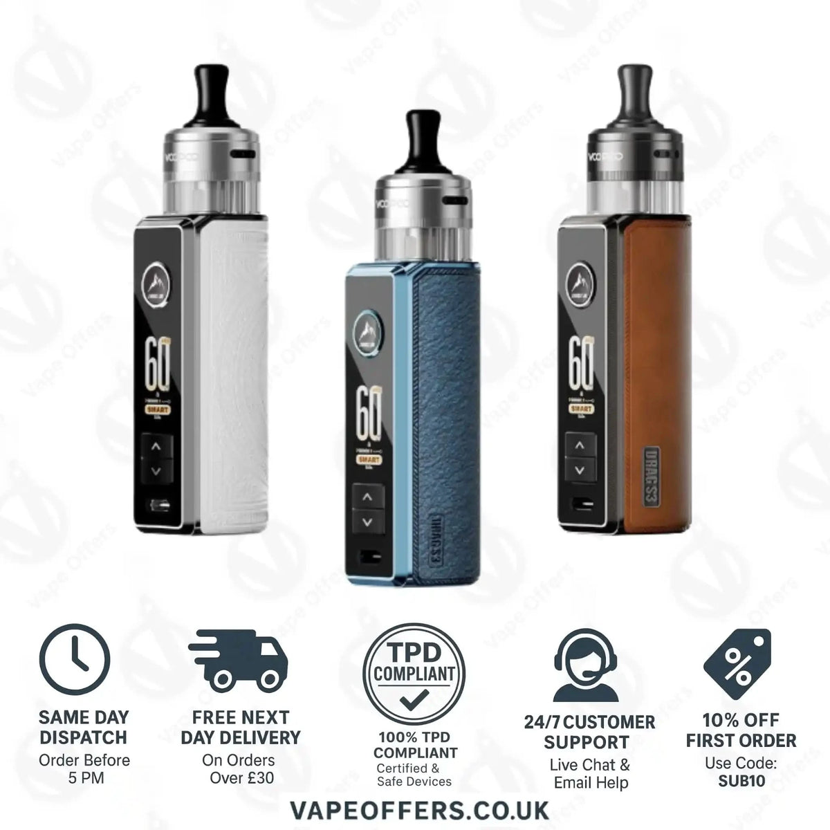 elfbar nachfüll pod läuft aus VOOPOO DRAG S 60W POD MOD KIT – The Vape Town main image 1