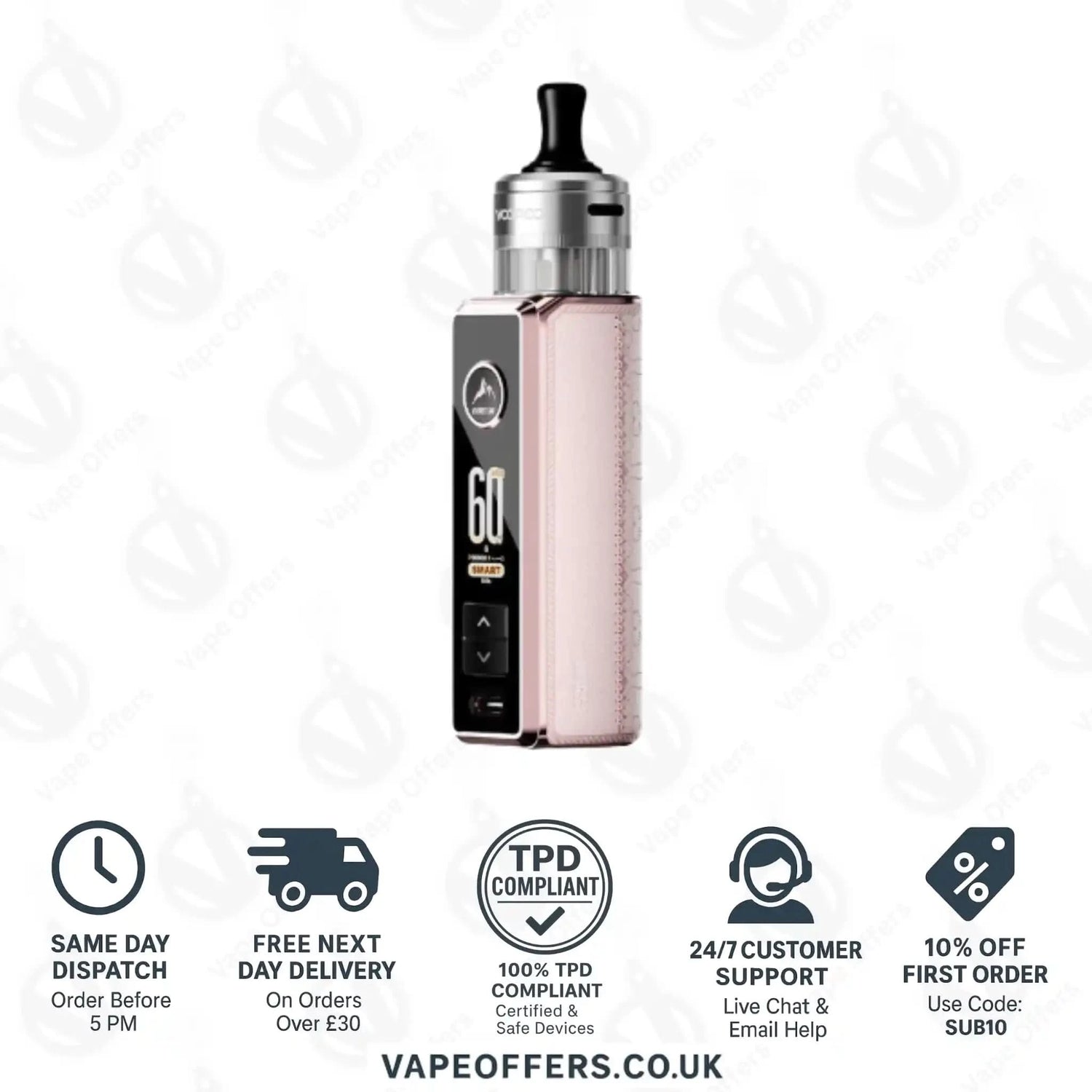 VooPoo Drag S3 Pod Kit Pink